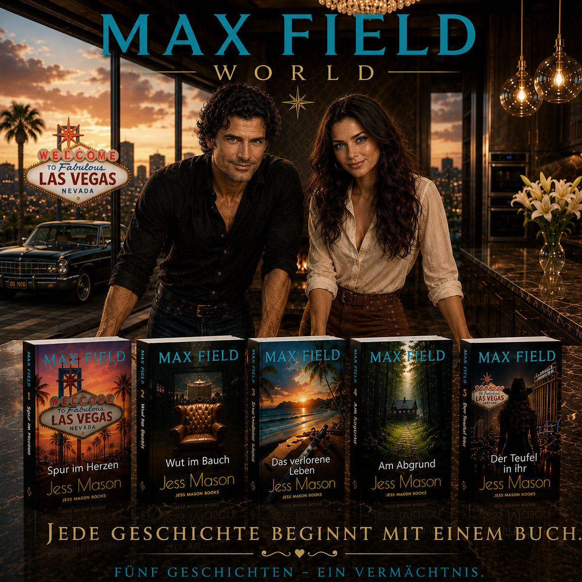 MAX FIELD – Die komplette Romantic-Thriller-Reihe von Jess Mason